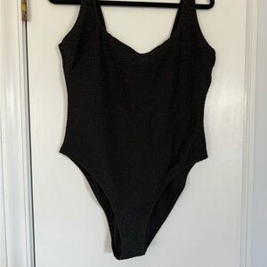 Aerie Swim- one piece Black swimsuit